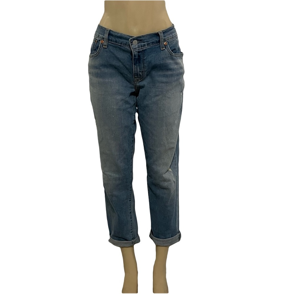 Levi's Boyfriend mid rise distressed jeans Y2K 30